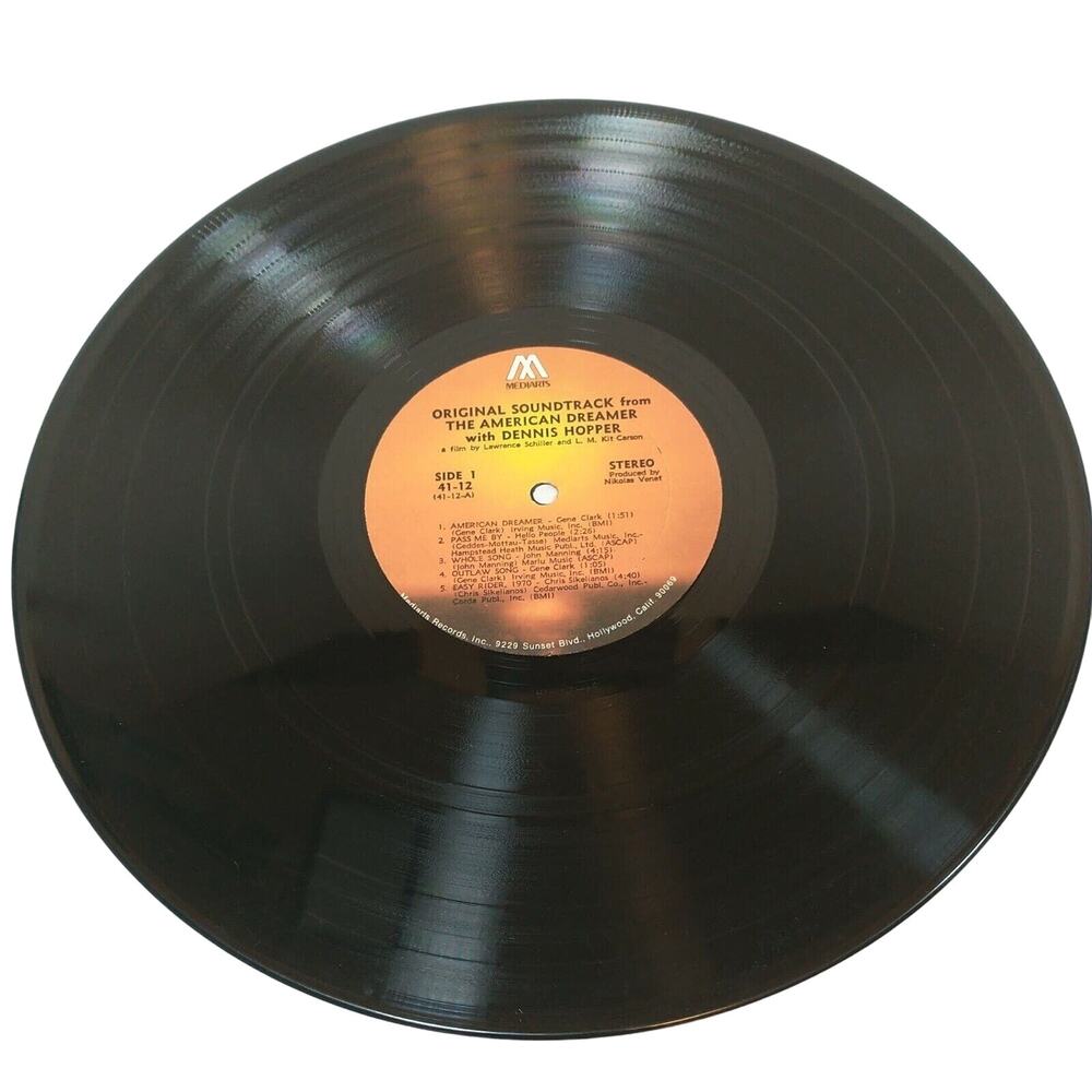 Record Album The American Dreamer Original Movie Soundtrack Dennis Hopper LP